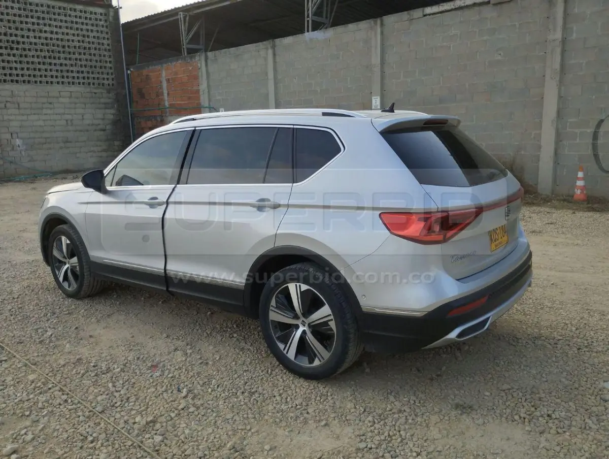SEAT TARRACO 1.4TSI DSG XCELLENCE DSG 1395 CC MOD. 2022, PLACA: KQS184 Ubic.: BARRANQUILLA — imagen 6 de 8