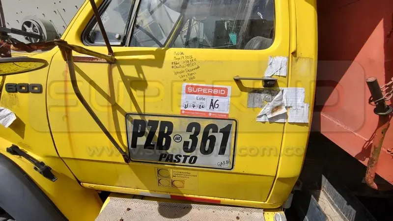 VOLQUETA DODGE D600 MT 5700 CC, MOD. 1975, RTM VENCIDA, PLACA: PZB361 Ubic.: CHIA, CUNDINAMARCA — imagen 8 de 8