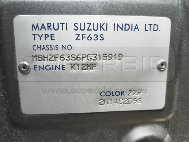 SUZUKI SWIFT DZIRE 4P 2AB ABS MT 1200 CC MOD. 2023, PLACA: LVV908 Ubic.: BARRANQUILLA, ATLÁNTICO — imagen 5 de 8