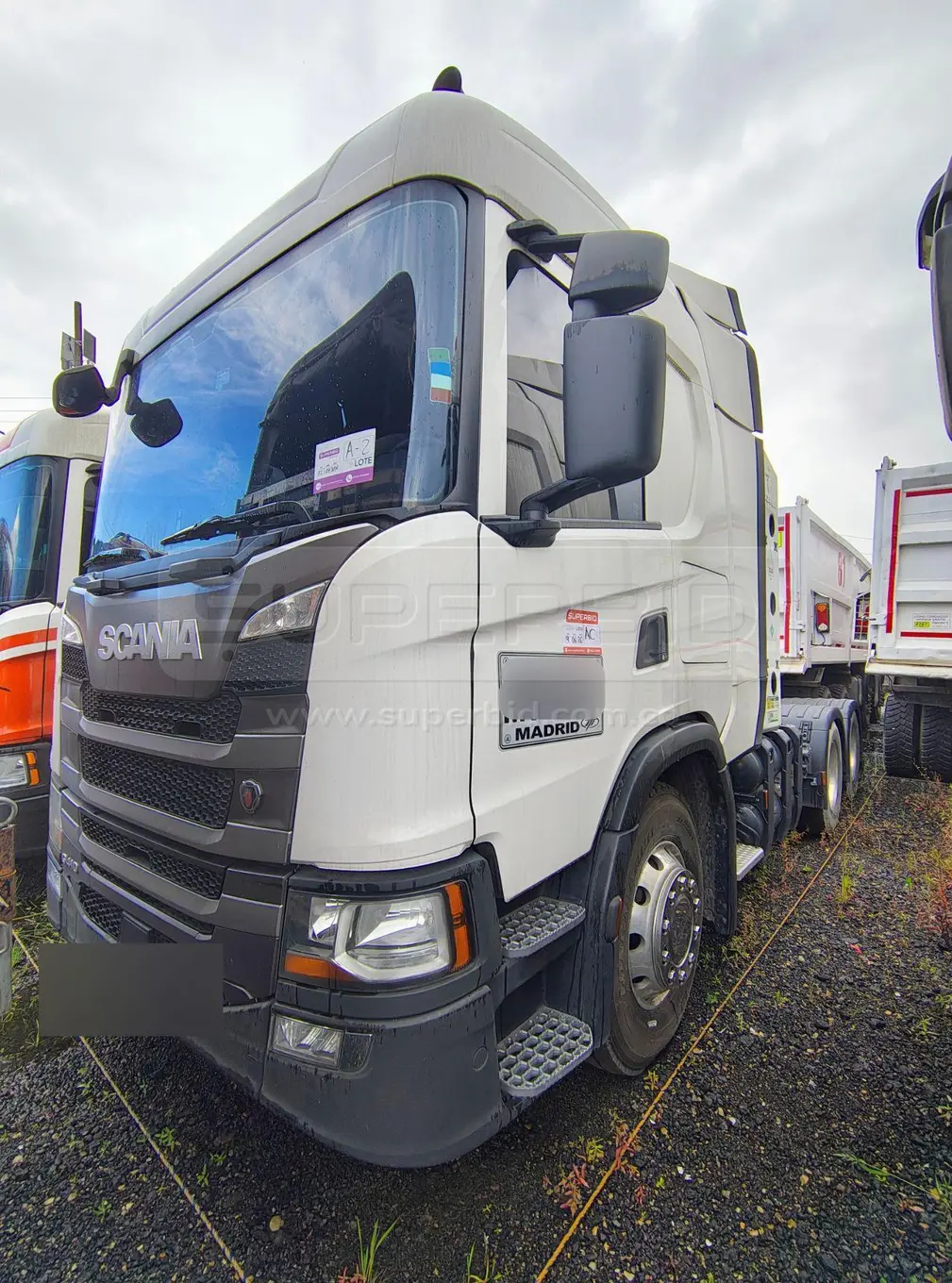 SCANIA G410 AT 12740 CC, MOD. 2023, RTM VENCIDA, PLACA: MYY334 Ubic.: Mosquera