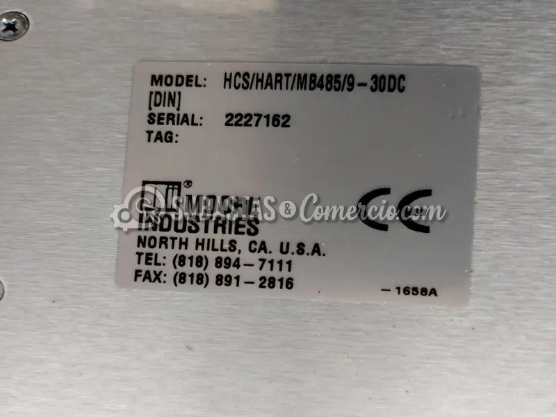 Analizador Electrónico de Crudo en Agua 0–10 PPM, 110 VAC, Acero Inoxi — imagen 3 de 8