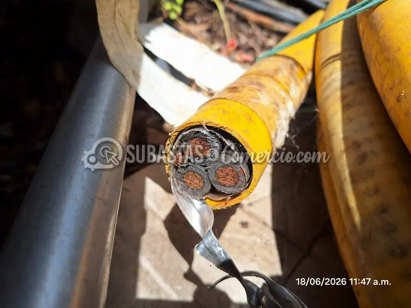 Chatarra de Cable Encauchetado, Instrumentación, Potencia, Fibra Óptic — imagen 2 de 8