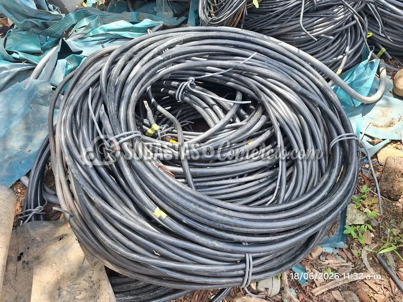Chatarra de Cable Encauchetado, Instrumentación, Potencia, Fibra Óptic — imagen 5 de 8