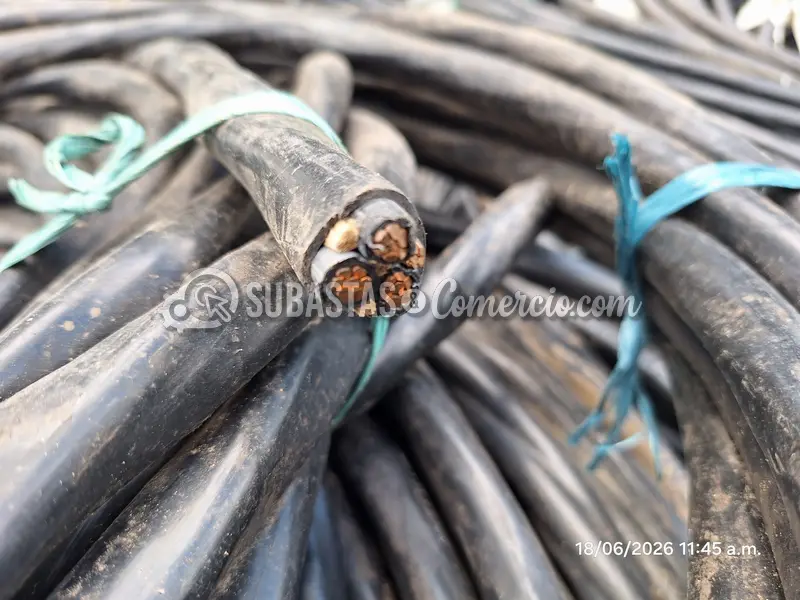 Chatarra de Cable Encauchetado, Instrumentación, Potencia, Fibra Óptic — imagen 6 de 8