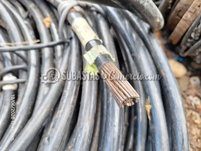 Chatarra de Cable Encauchetado, Instrumentación, Potencia, Fibra Óptic — imagen 7 de 8