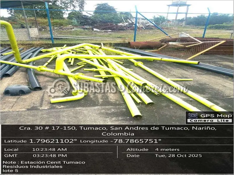 Tramos de Tubería en Acero al Carbón, Residuos Industriales Ferrosos — imagen 7 de 8