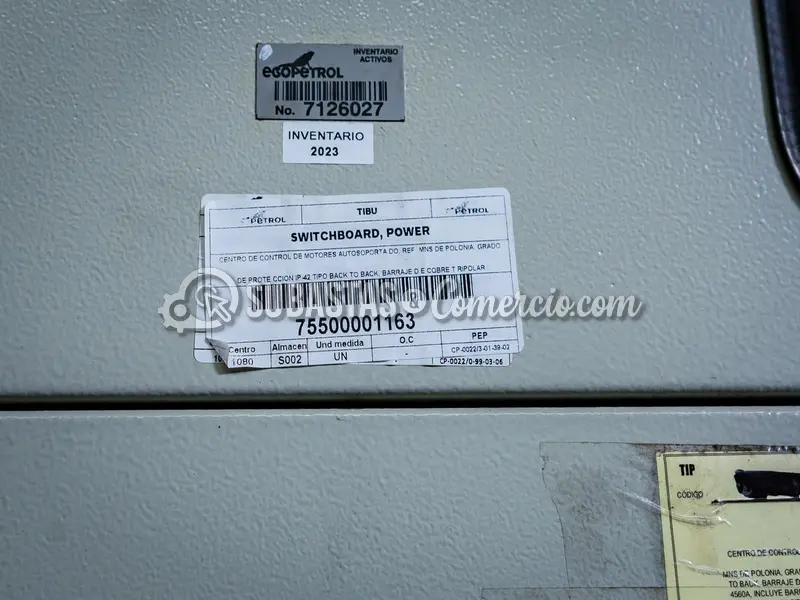 Tablero centro control motores CCM MNS 4560A en Tibú aprox: 1 UN — imagen 2 de 4