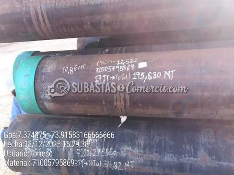 Tubería Industrial en Acero al Carbono y Metálica en Cantagallo — imagen 2 de 6