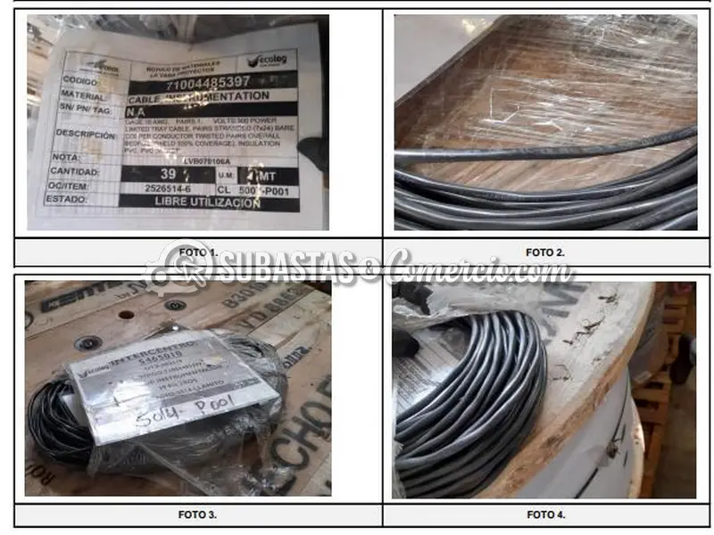 Cable de instrumentación y de potencia aprox: 9.978 M — imagen 2 de 8