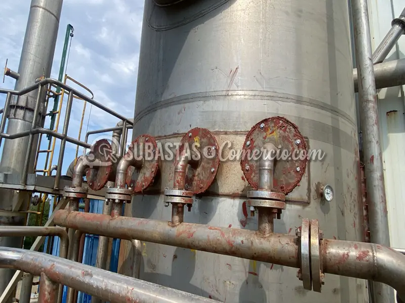 Tanque de almacenamiento en acero inoxidable en Barranquilla