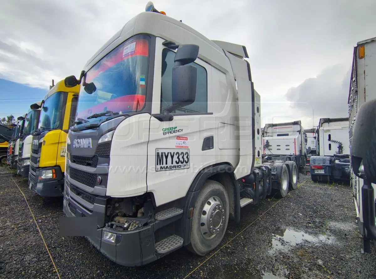 SCANIA G410 AT 12740 CC, MOD. 2023, RTM VENCIDA, PLACA: MYY333 Ubic.: Mosquera