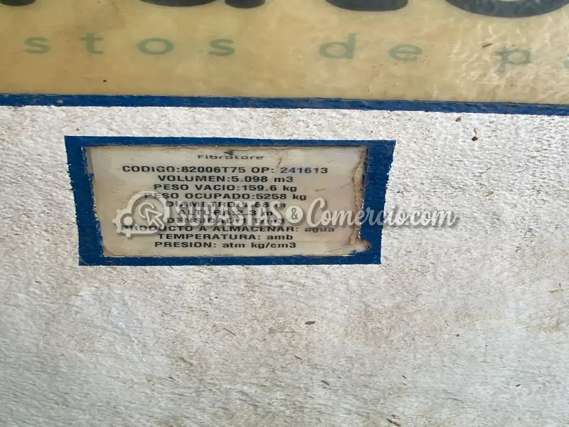 Tanque de almacenamiento en fibra de vidrio (PRFV) en Barranquilla